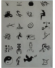 Many mini silhouettes